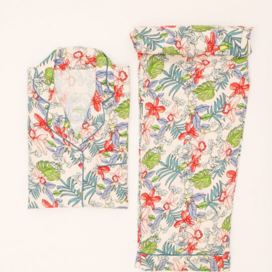 Rayon Staple Printed Night Suit