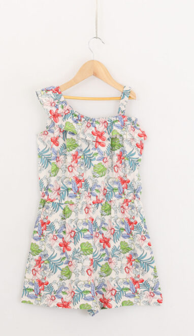 Rayon Staple Short Jumpsuit