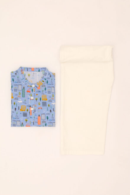 Cotton Cambric Night Suit
