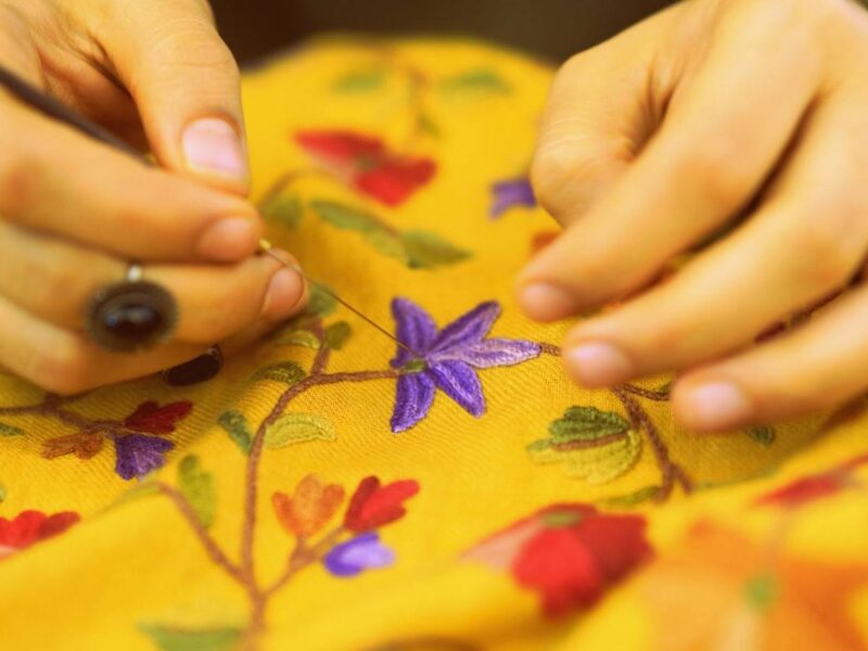 Evolution of embroidery in India